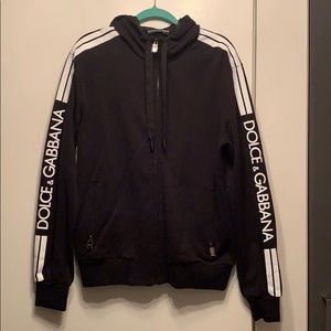 Authentic Dolce & Gabanna zippered hoodie NEW 48